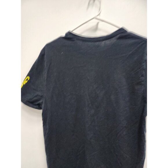 Express Mens NYC USA Graphic T-Shirt Medium Black Short Sleeve Grunge Streetwear - Picture 9 of 9